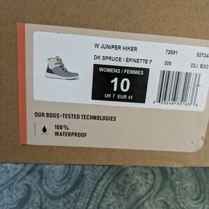 Bogs Juniper Hiker Boots - Gray and White